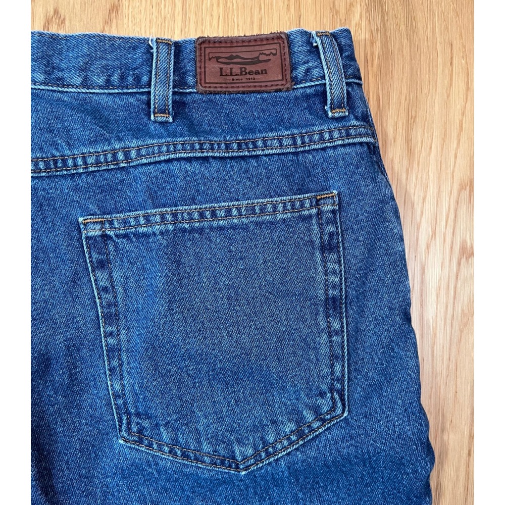 L.L. Bean Classic Fit Jeans Mens 38x30 Blue Medium Wash Gorpcore Denim